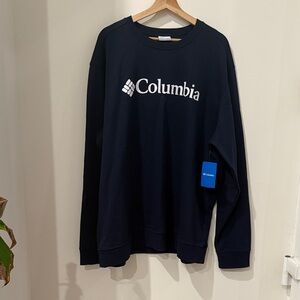 Columbia Navy Blue Crewneck Sweatshirt